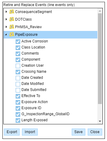 Expanded event layer fields